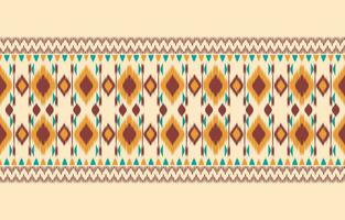 Ethnic abstract ikat art. Aztec ornament print. geometric ethnic pattern seamless  color oriental.  Design for background ,curtain, carpet, wallpaper, clothing, wrapping, Batik, vector illustration.