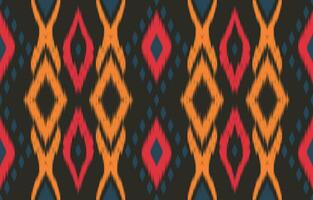 étnico resumen ikat Arte. azteca ornamento impresión. geométrico étnico modelo sin costura color oriental. diseño para antecedentes ,cortina, alfombra, fondo de pantalla, ropa, envase, batik, vector ilustración.