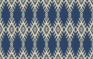 Ethnic abstract ikat art. Aztec ornament print. geometric ethnic pattern seamless  color oriental.  Design for background ,curtain, carpet, wallpaper, clothing, wrapping, Batik, vector illustration.