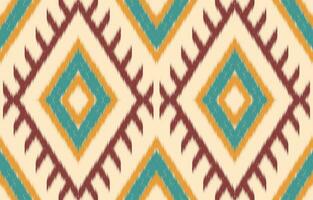 Ethnic abstract ikat art. Aztec ornament print. geometric ethnic pattern seamless  color oriental.  Design for background ,curtain, carpet, wallpaper, clothing, wrapping, Batik, vector illustration.