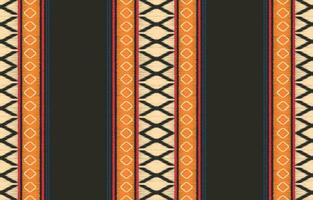 Ethnic abstract ikat art. Aztec ornament print. geometric ethnic pattern seamless  color oriental.  Design for background ,curtain, carpet, wallpaper, clothing, wrapping, Batik, vector illustration.