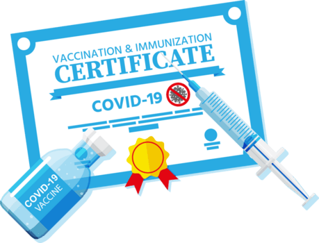 covid-19 Impfung Reisepass. png