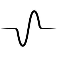 Sine wave, graph chart frequency sin wave inverter, pure sine vector