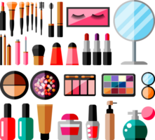 maquillaje decorativo productos cosméticos elemento png