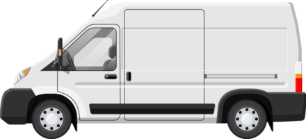 White delivery van png