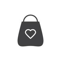 gift bag icon. sign for mobile concept and web design. Outline vector icon. Symbol, logo illustration. Vector graphics