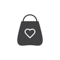 gift bag icon. sign for mobile concept and web design. Outline vector icon. Symbol, logo illustration. Vector graphics