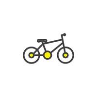 tricycle icon. sign for mobile concept and web design. Outline vector icon. Symbol, logo illustration. Vector graphics