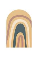 Modern Boho Art Background vector
