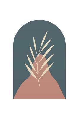 Modern Boho Art Background