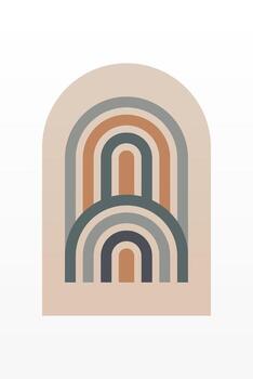 moderno boho Arte antecedentes vector