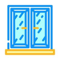 close window color icon vector illustration