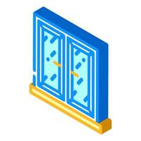 close window isometric icon vector illustration