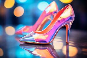 AI generated Crystal Shoes 1 photo