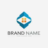 Building logo vector illustration design,Real Estate logo template, Logo symbol icon