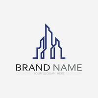 Building logo vector illustration design,Real Estate logo template, Logo symbol icon