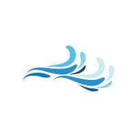 Water wave icon vector