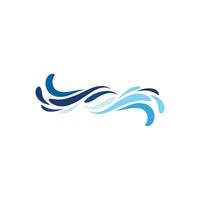 Water wave icon vector