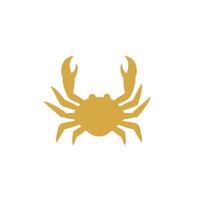 Crab vector icon illustration