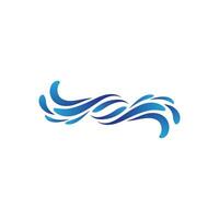 Water wave icon vector