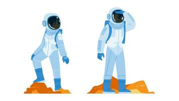 cosmonaut space exploration colonization vector