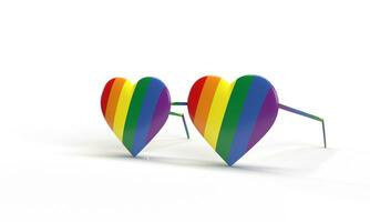 Gafas de sol Moda corazón amor forma vistoso arco iris gafas accesorio retro Clásico lgbtq lesbiana gay orgullo homosexual objeto bisexual 14 catorce febrero amor romántico libertad estilo de vida diversidad foto