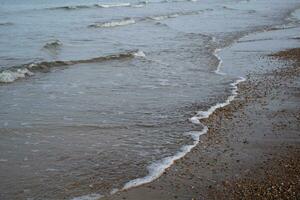 waves on the beach photo