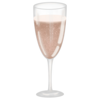 champagne glass, for New Year's celebrations and parties. png