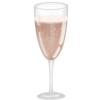 Champagne glas, voor nieuw jaar vieringen en partijen. png