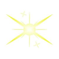 spot light yellow illustration vector