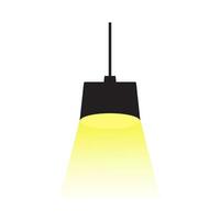 lightning lamp yellow illustration vector