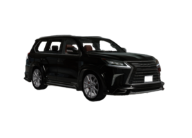 AI generated SUV car isolated on transparent background png