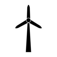 Windmill alternative wind turbine and renewable energy icon environment concept for graphic design, logo, web site, social media, mobile app, ui illustration vector