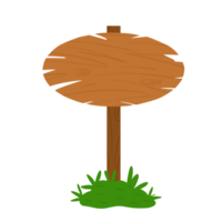 Schild aus Holz png