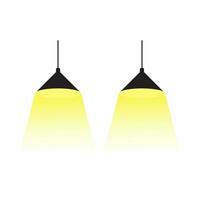 lightning lamp yellow illustration vector