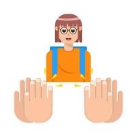 person with clap congratulation illustration vector