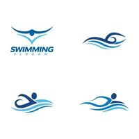 swimming Vector illustration Icon