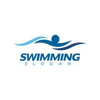 swimming Vector illustration Icon