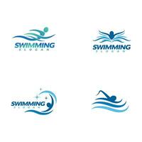 swimming Vector illustration Icon