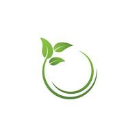 Bio leaf Icon Illustration design vector