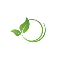 Bio leaf Icon Illustration design vector