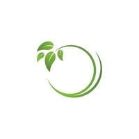 Bio leaf Icon Illustration design vector