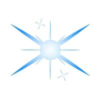 spot light blue illustration vector