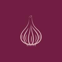 Garlic vector icon illustration design