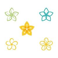 Beauty icon flowers design illustration vector