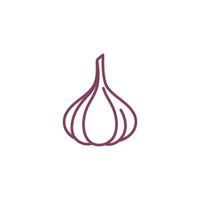 Garlic vector icon illustration design