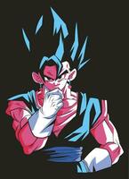 Print dragonball 023 vector