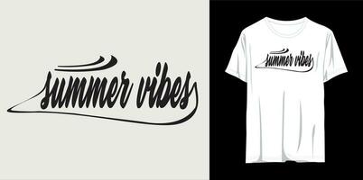 verano vibraciones tipografía t camisa diseño, motivacional tipografía t camisa diseño, inspirador citas camiseta diseño vector
