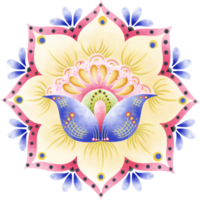 grande colorato e vivace fiori png