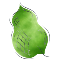 Lonely green leaf in the wind png